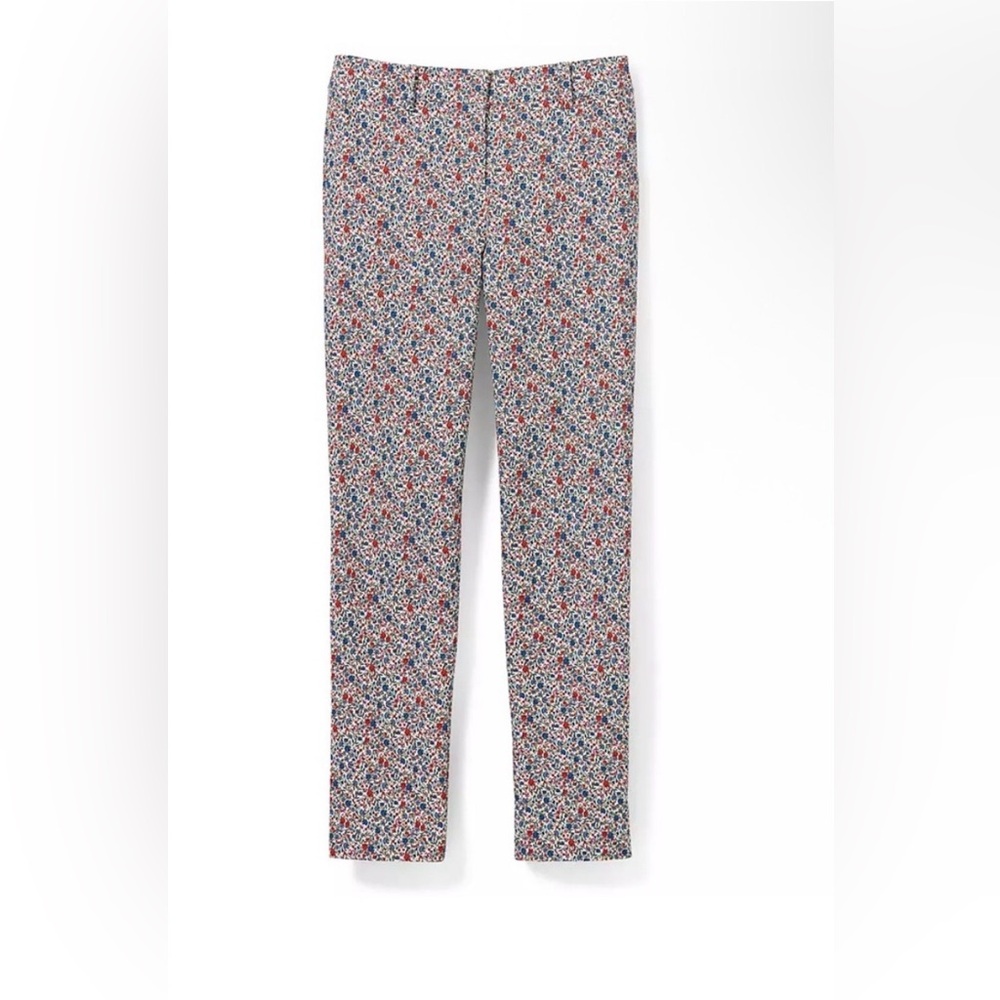 Ann Taylor Loft Riviera Slim Floral Mid Rise Print Ankle Pants 6 EUC - Picture 3 of 16